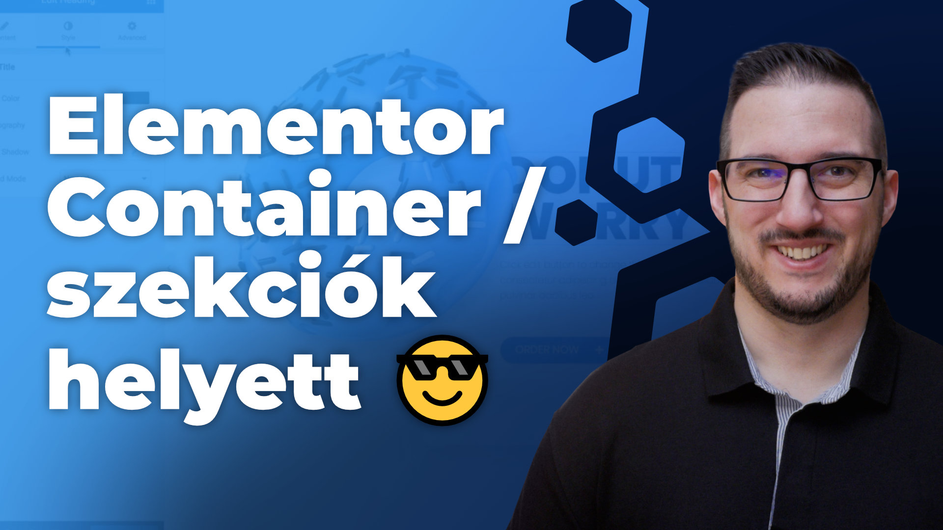 Elementor Container – Flexbox lehetőséges régi szekciók/oszlopok helyett
