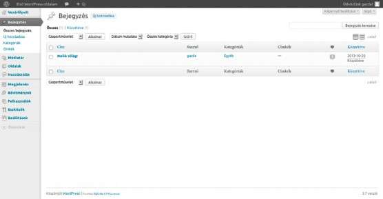 4.1.1. Összes bejegyzés