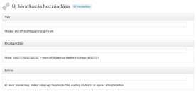 4.3.1. Új hivatkozás hozzáadása