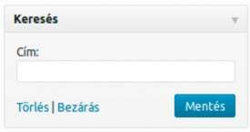 5.4.6. Keresés widget
